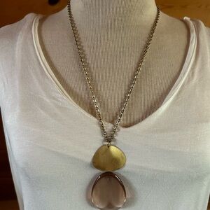 Gold and Amber Necklace